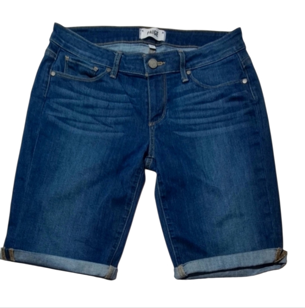 Paige Bermuda Shorts, Size 27